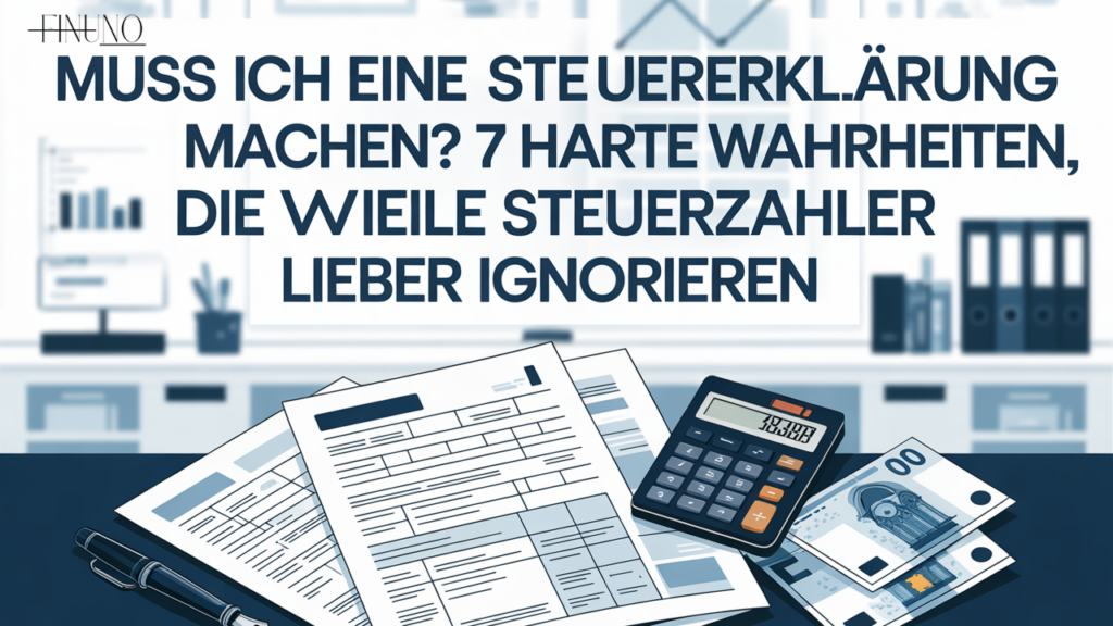 Muss ich eine Steuererklärung machen? 7 harte Wahrheiten, die viele Steuerzahler lieber ignorieren