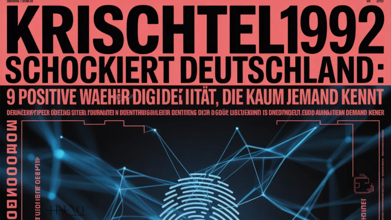 krischtel1992 Schockiert Deutschland: 9 positive Wahrheiten über digitale Identität, die kaum jemand kennt