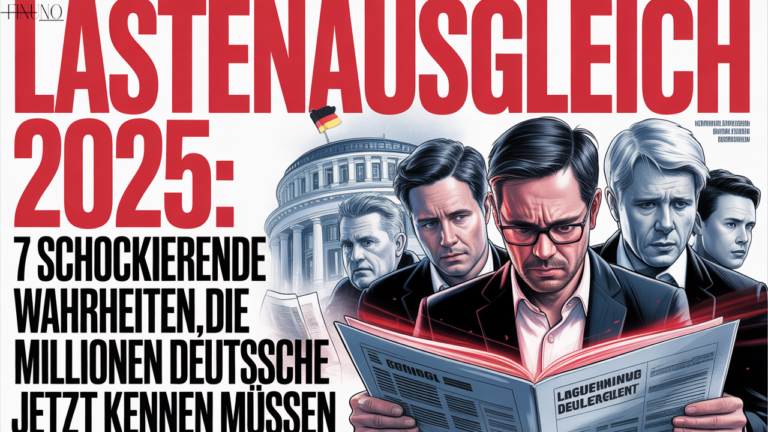 Lastenausgleich 2025: 7 schockierende Wahrheiten, die Millionen Deutsche jetzt kennen müssen