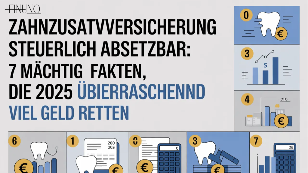Zahnzusatzversicherung steuerlich absetzbar: 7 mächtige Fakten, die 2025 überraschend viel Geld retten