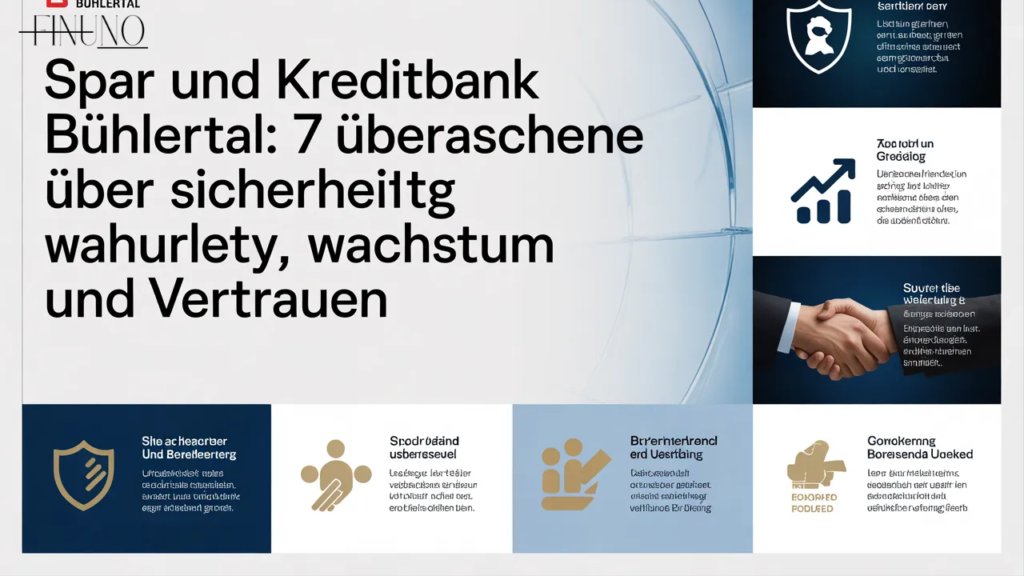 Spar und Kreditbank Bühlertal: 7 überraschende Wahrheiten über Sicherheit, Wachstum und Vertrauen