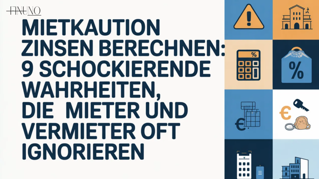 Mietkaution Zinsen berechnen: 9 schockierende Wahrheiten, die Mieter und Vermieter oft ignorieren
