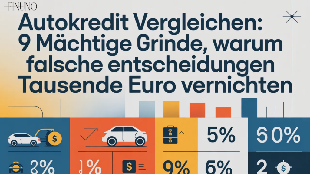 Autokredit vergleichen: 9 mächtige Gründe, warum falsche Entscheidungen tausende Euro vernichten