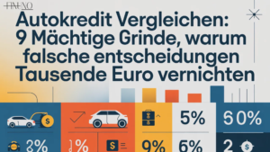 Autokredit vergleichen: 9 mächtige Gründe, warum falsche Entscheidungen tausende Euro vernichten