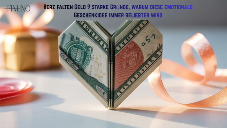 Herz falten Geld 9 starke Gründe, warum diese emotionale Geschenkidee immer beliebter wird