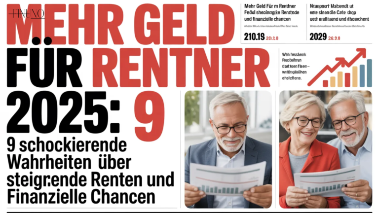 Mehr Geld für Rentner 2025: 9 Schockierende Wahrheiten über steigende Renten und finanzielle Chancen