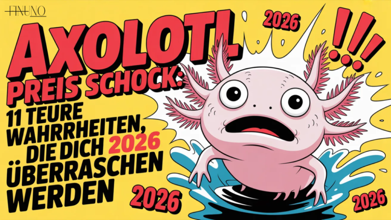 Axolotl Preis Schock: 11 teure Wahrheiten, die dich 2026 überraschen werden