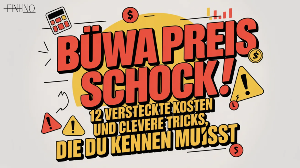 BüWa Preis Schock: 12 versteckte Kosten und clevere Tricks, die du kennen musst