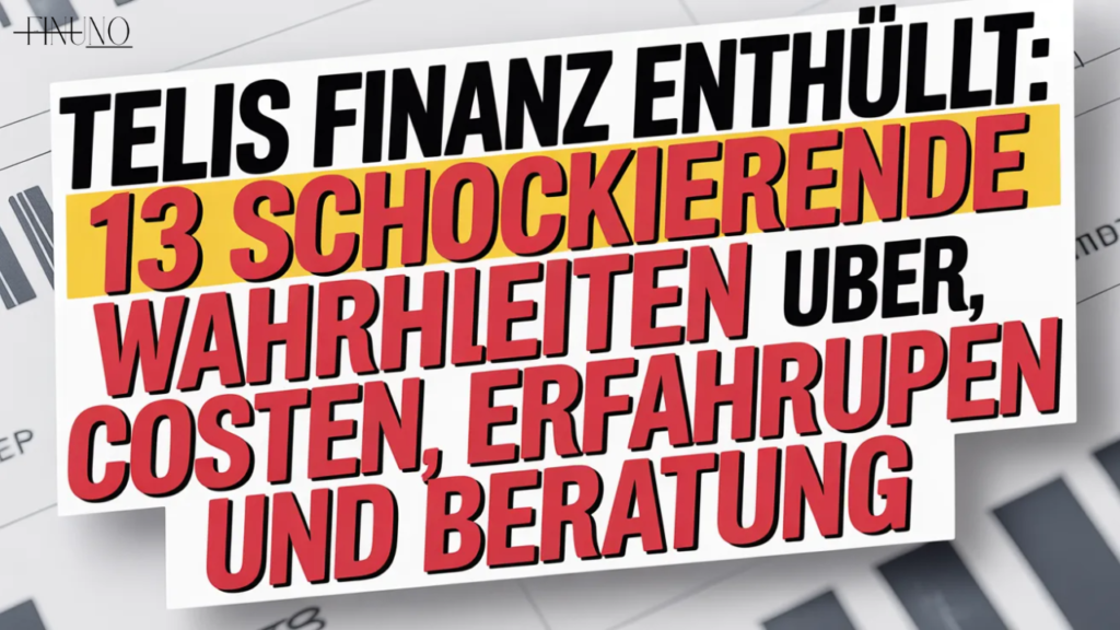Telis Finanz enthüllt: 13 schockierende Wahrheiten über Kosten, Erfahrungen und Beratung